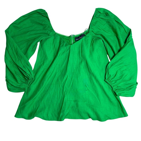 Pomander Place size XS off the shoulder blouse green XS - Picture 1 of 4
